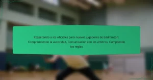 Respetando a los oficiales para nuevos jugadores de bádminton: Comprendiendo la autoridad, Comunicación con los árbitros, Cumpliendo las reglas
