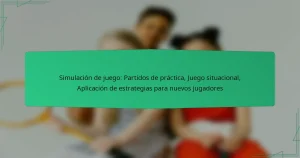 Simulación de juego: Partidos de práctica, Juego situacional, Aplicación de estrategias para nuevos jugadores